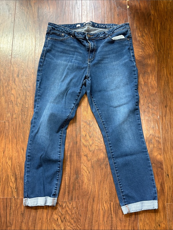 LC Lauren Conrad Denim - LC Lauren Conrad Indigo Cropped Jeans